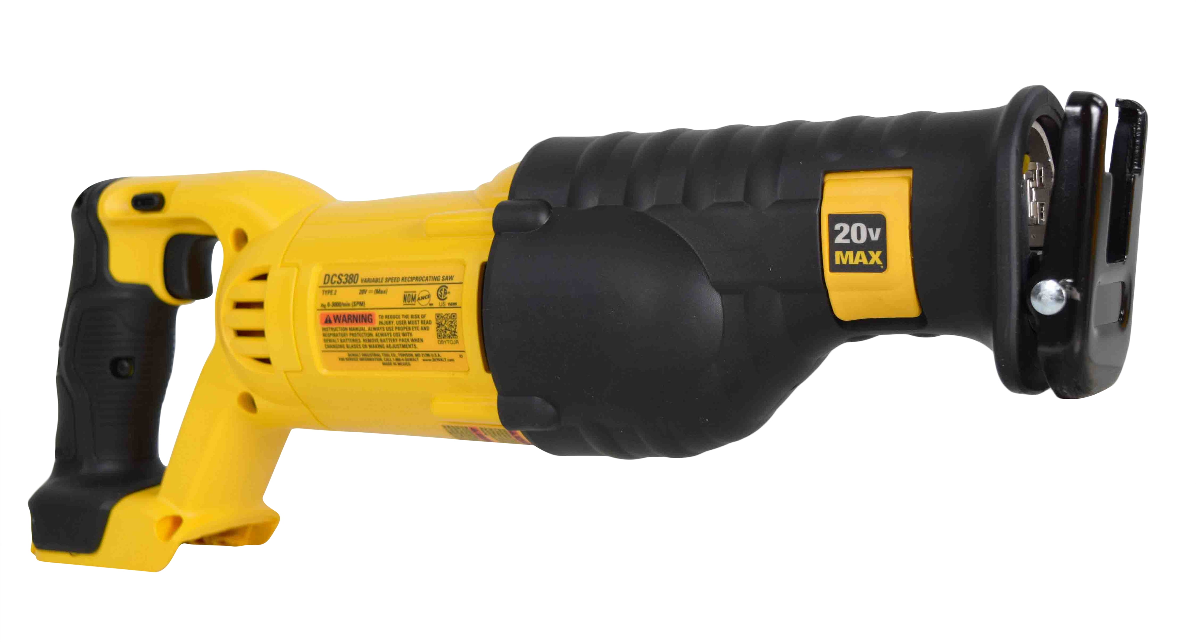 DeWALT Max 20V Cordless Reciprocating Saw DCS380B (Bare Tool)