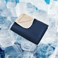 thumbnail image 1 of Cold Feeling Ice Silk Blanket Summer Thin Conditioned Office Childrens Nap Machine Washable Ice Cool Blanket striped blanket, 1 of 8