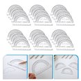 thumbnail image 4 of 30pcs Plastic Clear Protractor Math Geometry Protractor Student Stationery, 4 of 9