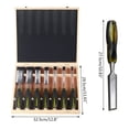 thumbnail image 5 of 5Pcs Professional Wood Carving Hand Chisels Set DIY Woodworking Sculpting, 5 of 7
