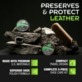 thumbnail image 6 of Griffin Travel Shoe Shine Kit - Brown and Black Polish, Sponge Daubers, Horsehair Brush and Cloth, 6 of 6