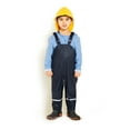 thumbnail image 2 of XIMIN European Kids Wind, Mud, Snow and Waterproof Rain Pants Dungarees Unlined and Fleece Lined for Little Boys and Girls Rainwears Lightweight (1-2 Years, NY1), 2 of 7