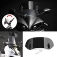 thumbnail image 2 of Universal Adjustable Clip On Windshield Extension Spoiler Wind Deflector Black, 2 of 10
