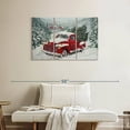 thumbnail image 2 of Elephant Stock Vintage Christmas Wall Art - Horizontal Multi Panel Canvas - Living Room Wall Decor - Holiday Multi Panel - Gray And Brown Decor - 38" x 24", 2 of 8
