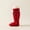 Red, variant on DAETIROS Soft Cotton Kids Bow Knee High Socks Lace Edge Breathable 100% Cotton for Newborn Photoshoot Props Christening Gift White 1 Pair,Size M