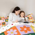 thumbnail image 5 of Feelyou Chic Blossoms Flower Bedding Comforter Set, Cartoon Floral Twin Comforter Sets, Teens Kids Girls Women Reversible Bedding Set, Breathable Home Decor, 2-Piece, 5 of 8