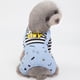 thumbnail image 2 of Mono a rayas para perros, lindo pijama para perros, pijama para mascotas, traje para perros pequeños, medianos, grandes, gatos y niñas (M azul), 2 of 5