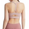 thumbnail image 1 of Mujeres Yoga Sujetador acolchado Deportes recortada Y Back Pilates Tank Tops Chaleco informal Abanopi Chaleco de mujer, 1 of 7