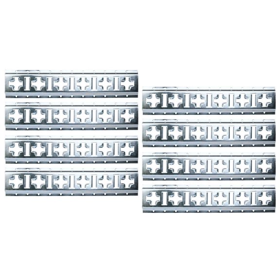 5' X Track Tie Down Rail, ETrack Rail with Horizontal & Vertical Slots, Galvanized Finish - 12 Gauge Steel, Allows use of E-Track Straps in Horizontal or Vertical Alignment - 8 Pack