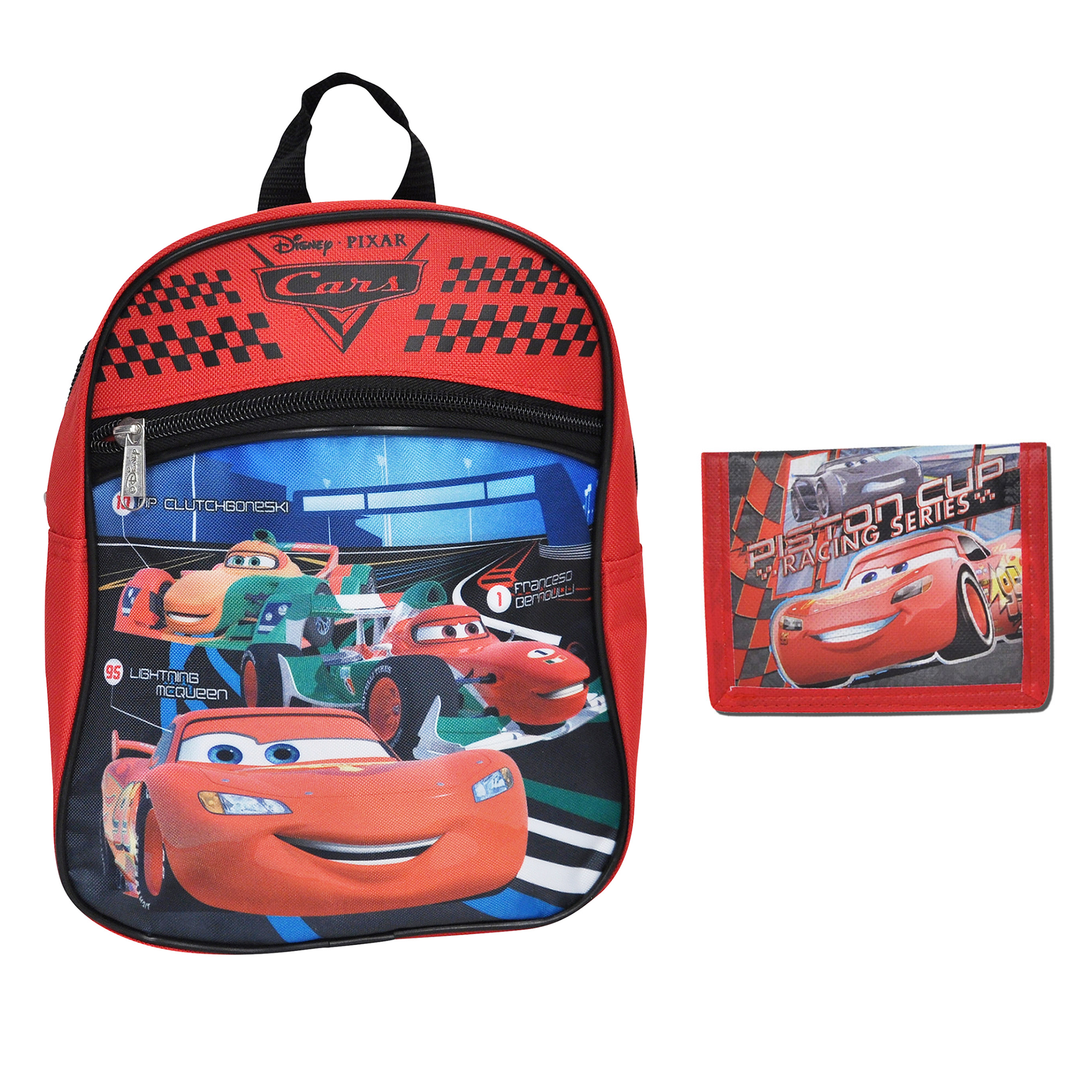 Cars Mcqueen School Backpack 10/" Mini Book Bag Top Racers Cars 3