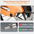 thumbnail image 2 of Acoplamiento para remolque de bicicleta, 12 mm, adaptador para remolque de bicicleta, remolque para niños, acopladores de bicicleta, adaptador para remolque de bicicleta, acoplamientos para, 2 of 5