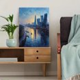 thumbnail image 5 of Locomotive Train Canvas Print Industrial Hallway Home Wall Art Decor, 5 of 8