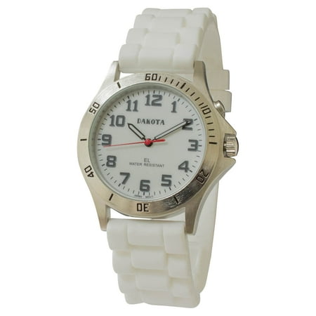 Water resistant, Nurse Watch with Silicon Strap and EL Backlight