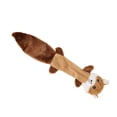 thumbnail image 2 of Juguetes de mapache chillones para perros, resistentes a las mordeduras, juguetes de dentición seguros para perros, suministros para mascotas, color marrón, 2 of 5