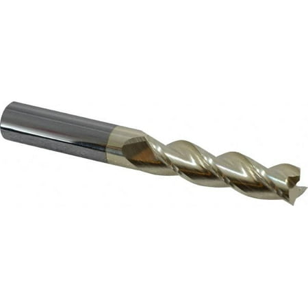 

Accupro 1/2 2 LOC 1/2 Shank Diam 4 OAL 3 Flute Solid Carbide Square End Mill Single End ZrN Finish Spiral Flute 37° Helix Centercutting Right Hand Cut Right Hand Flute