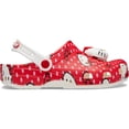 thumbnail image 3 of Crocs Adult Hello Kitty Red Classic Clog, 3 of 6