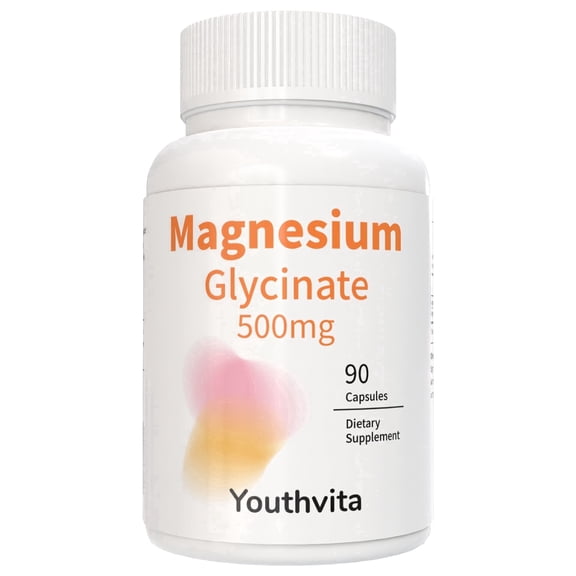 Youthvita Magnesium Glycinate 500mg supplmen, 90 capsules
