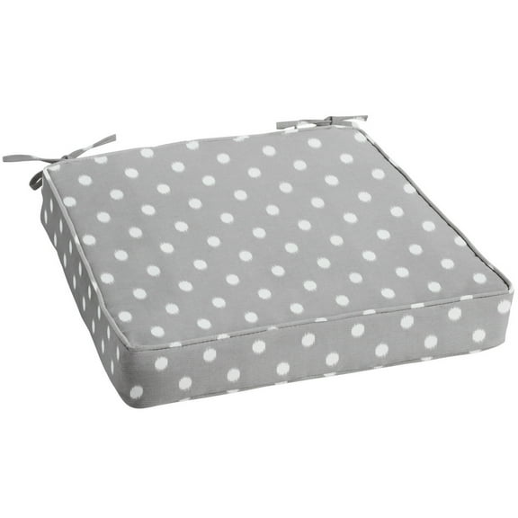 Sorra Home Grey Dots Indoor/Outdoor Cushion, Corded