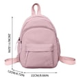 thumbnail image 3 of Kcolen Cute School Backpack, Preppy Y2K Lightweight Travel Daypack Bookbag, Cute Back To School Backpack With Multi-Pockets for First Day of School,Red, 3 of 4