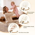 thumbnail image 4 of PRVAETU Electric Baby Swing for Infants, Portable Swing with Bluetooth, 5 Speeds, 3 Timers, 10 Lullabies, 5-Point Harness, Remote Control,Beige, 4 of 6