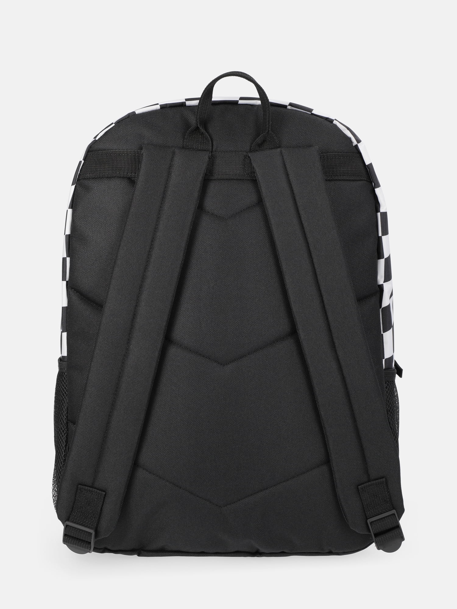Wonder Nation Kids' 17" Optic Checks Backpack, Black and White