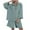 Mint Green, variant on Kaemgyyd Womens Cotton Linen Set Summer 2 Piece Outfit Fashion Oversized Button down Shirts Wide Leg Shorts Set for Beach Vaction