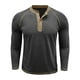 thumbnail image 5 of pstuiky manga larga para hombre, Cárdigan informal de color liso con botones para hombre, manga larga y cuello redondo camisetas de hombre s, 5 of 7