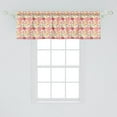 thumbnail image 2 of Ambesonne Fruit Window Valance, Healthy Snacks Fruits and Vegetables Theme Pomegranate Banana Carrot Fig Pattern, Curtain Valance for Kitchen Bedroom Decor with Rod Pocket, 54" X 18", Multicolor, 2 of 3