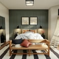 thumbnail image 4 of Z-Lite 2 Light Flush Mount, 4 of 8