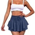 thumbnail image 4 of Kvture Women's Mini Skirt High Waisted Layered Ruffle Skirts Tiered Short Skirt Lingerie Y20K M, 4 of 8