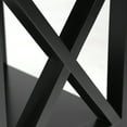 thumbnail image 5 of Black Spray Paint Cross Type Single Suction Double Layer Nightstand [40x30x55cm], 5 of 8