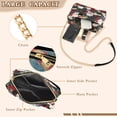 thumbnail image 3 of FORMRS Women Crossbody Purse with Chain Strap Vegan Leather Shoulder Handbag, White Lucky Cat, 3 of 7