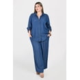 thumbnail image 1 of Conjunto con detalle de botones Roman Fashion /Tallas Extras, 782 (Azul medio) azul 38, 1 of 5