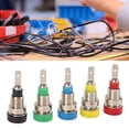thumbnail image 1 of Zócalo Banana Socket 2 Mm Latón Seguro 5 Colores Montaje En Panel Poste De Unión Para Electrónica Barcos RVs, 1 of 7
