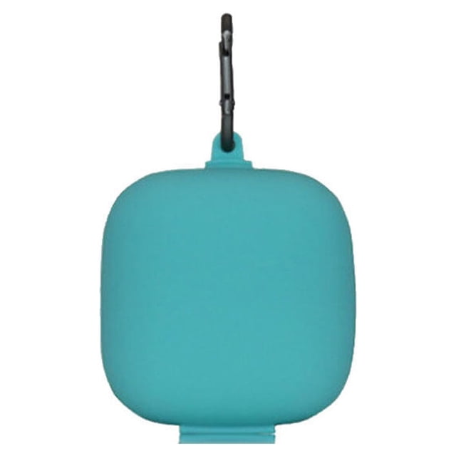 KAKOWELY headset protective case Creative Headphone Protection Box Metal Buckle Wireless Headset Storage Case and Silicone Skin Compatible for Pro Headset (Mint Green)