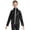 Black, variant on Aislor Boys Girls Long Sleeve Rhinestone Zipper Figure Ice Skating Jacket Coat Sweatshirt Training Practice Top Outwear Black 6