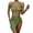 Green, variant on Gubotare Womens Bikini Tops Women's Ribbed Underwire Bikini High Cut Bikini V Notch Smocked Swimwear Butterfly Print High Leg Bikini Swimsuit,Orange XL