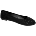 thumbnail image 2 of Shoes8teen Womens Ballerina Ballet Flat Shoes Solids/Leopard & Sequins, 2 of 4