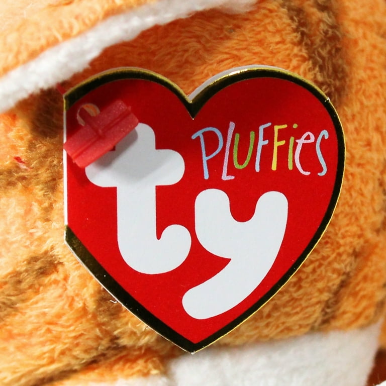 Ty Pluffies - Purrz the Orange Tiger Cat - Stuffed Animal