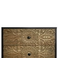 thumbnail image 6 of Furvclv Dresser For Bedroom, 3-Drawer Cabinet, Solid Wood Dresser Chest, With Large Storage Space, Hand-carved Relief, Backboard Lock Buckle, Anti-Dumping Device For Living Room, 6 of 9