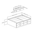 thumbnail image 2 of South Shore SoHo Full Captain Bed, 2 of 8