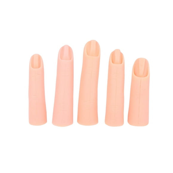 EeaseMX Nail Art Practice Modelo de dedo falso y manicura Nail Art Training Tool sin imán