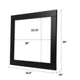 thumbnail image 6 of Modern Ember Uptown 28 inch Smart Electric Fireplace Insert Trim Kit - Black, 6 of 6