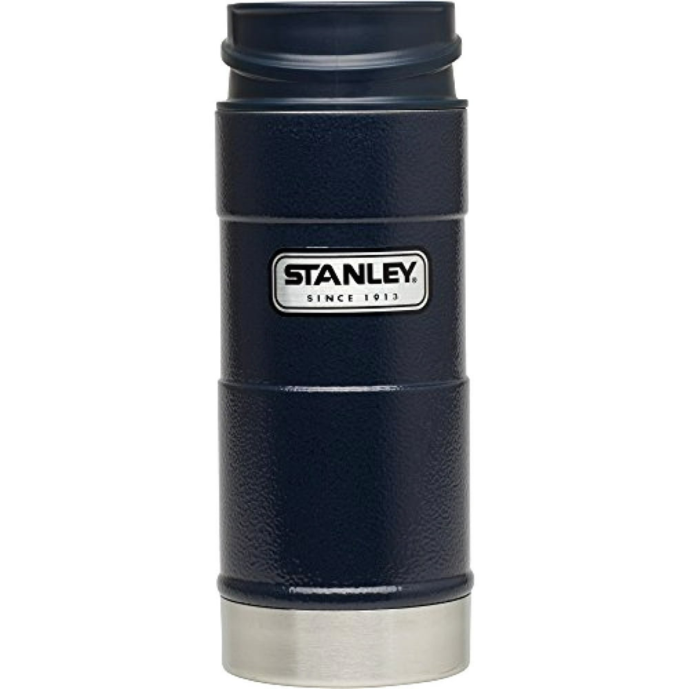 Stanley Classic One Hand Vacuum Mug 12oz Hammertone Navy