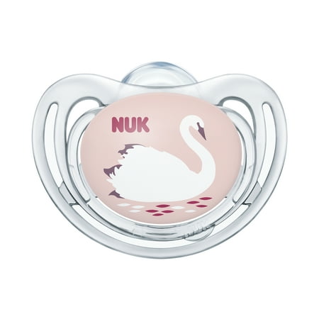 NUK Airflow Orthodontic Pacifier, Girl, 6-18 Months, 2-Pack