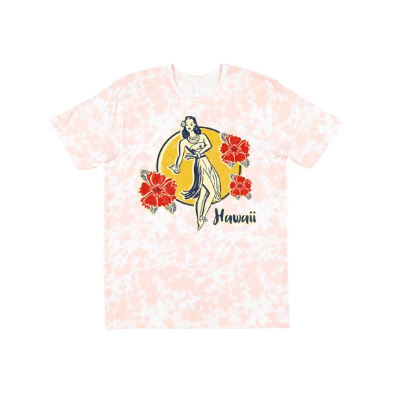 Inktastic Retro Hula Girl T-Shirt
