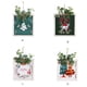 thumbnail image 2 of Cateissary Decoración colgante de Navidad, pequeño adorno de vacaciones, artesanía de interesante, colgante de Navidad, colgantes para Kits de decoración para fiestas bola de navidad blanca, 2 of 6