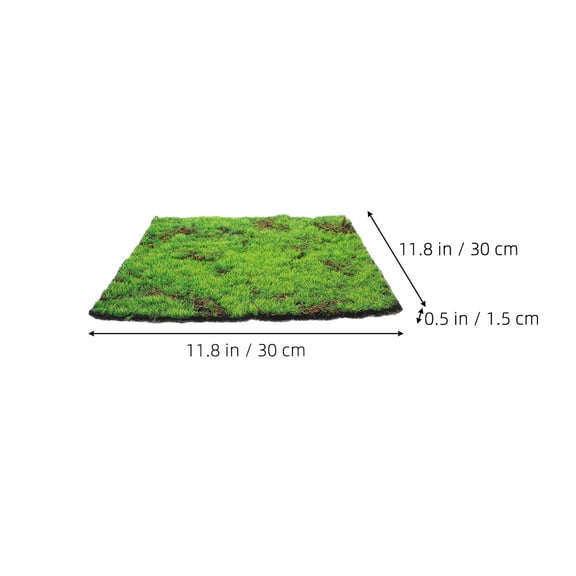 WEUVEB Faux Turf Green Plastic Natural Look Easy to Install for Home