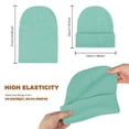 thumbnail image 2 of MEICHEN Unisex Beanie Winter Knitted Cuffed Soft Warm Hat for Men/Women Ski Watch Cap Summer Fall Fashion Essentials Accessories, 2 of 6