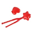 thumbnail image 6 of harayaa 2 Set Love Heart Star Shaped Snowbal Maker Clips Clamps Sand Clay Mold Tools, 6 of 9